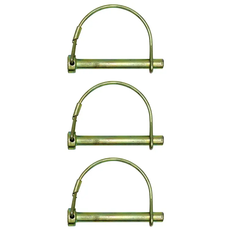 0268755 Pack Of Three (3) PTO Round Shaft Locking Pins 5/16” x 2-1/4” -