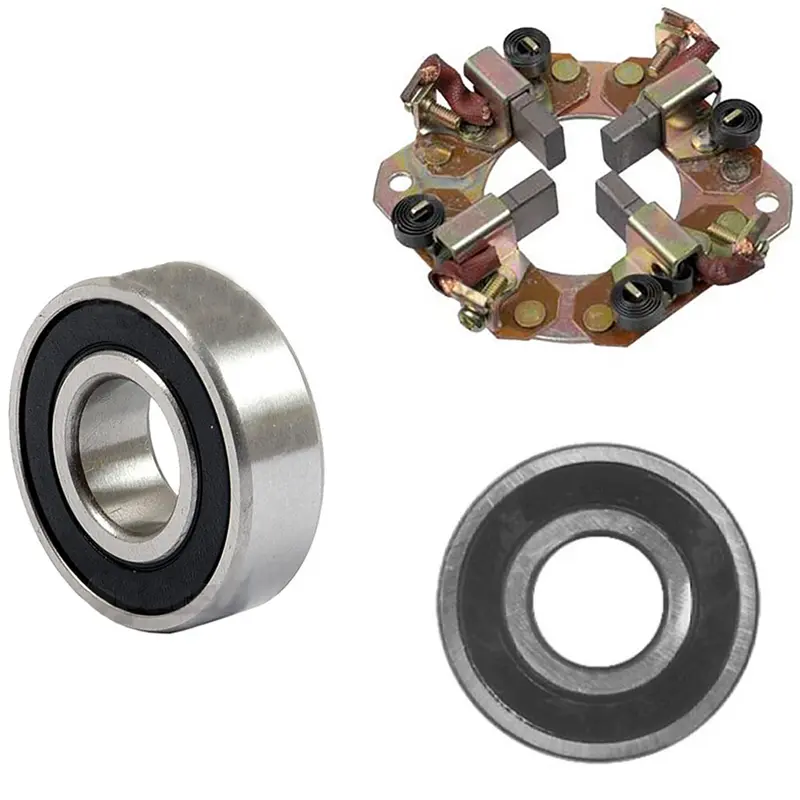 (1) Generator Brush Holder and Bearings Kit for Hitachi Generator/Golf Cart