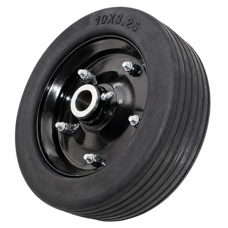 10325-B100 Finish Mower Wheel Solid Molded For 1" Axle 3.25" Hubs Universal Fit