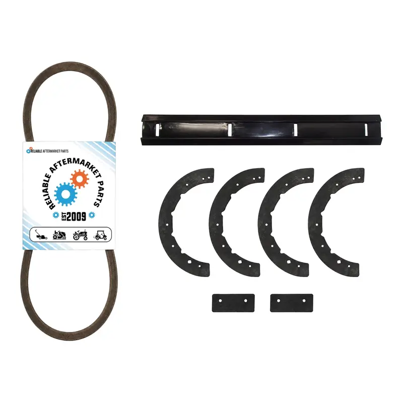 15687 Snow Blower Paddle Set (6 pcs) w/ Scraper Bar & Drive Belt Fits MTD