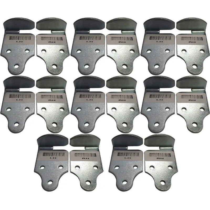 (16) Trailer Utility Wood Sides Latch Rack Stake Body Gates Corner Brackets Set