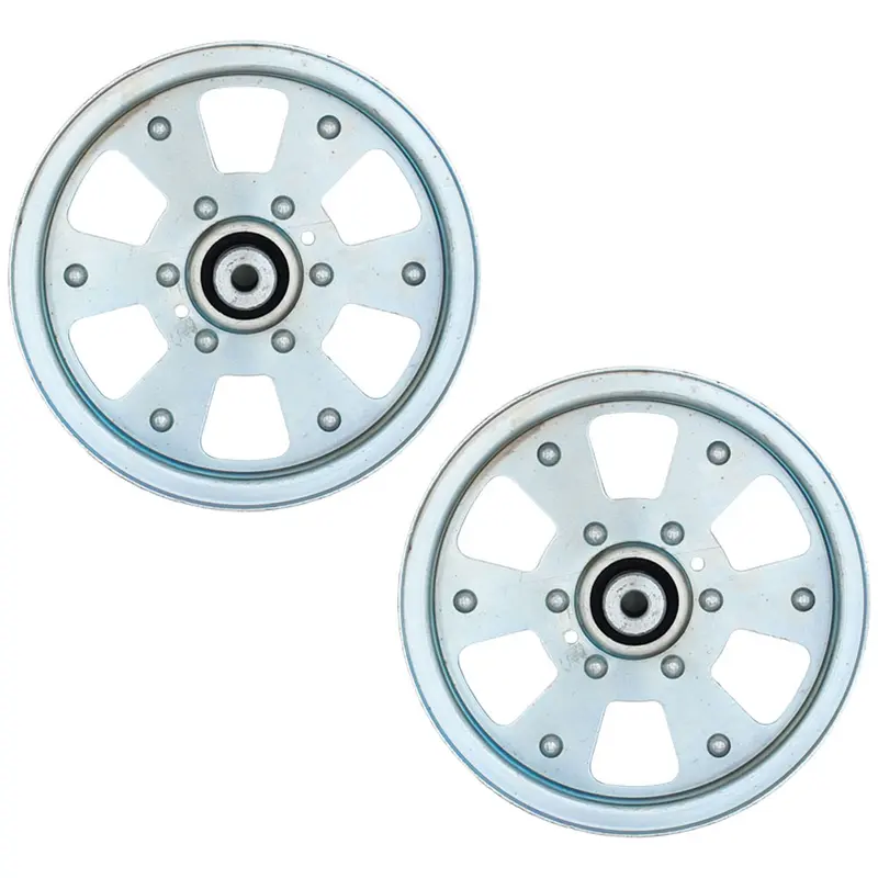 2 Flat Idler Pulleys Fits Toro Replaces 116-4668