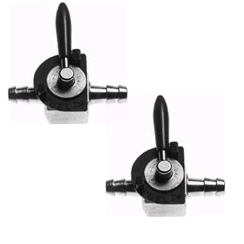 (2) Fuel Cut-Off Valve 1/4" Hose Clamps 48568 For Scag