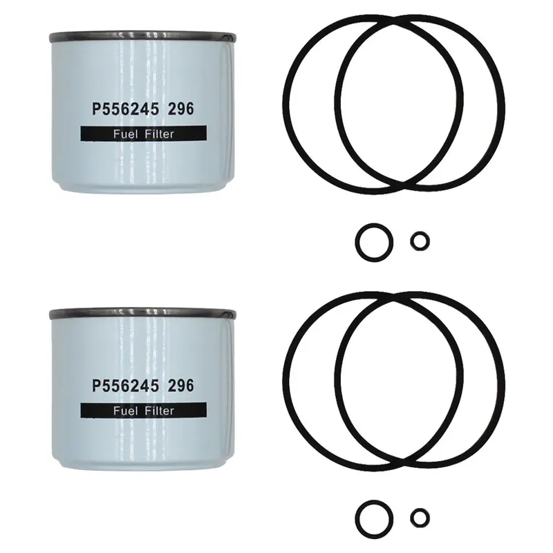 (2) Fuel Filters with O-Ring Seals AT13387 Fits John Deere 2020 2030 1020 3020