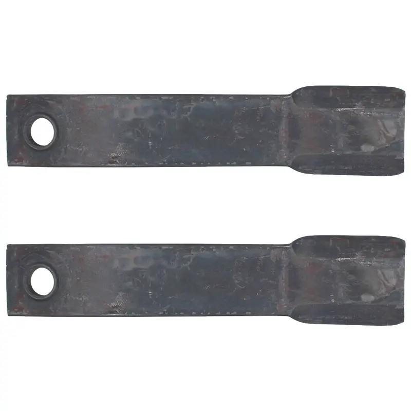 (2) W43048 Flat Offset Blades 21.750" x 4.000" Fits John Deere Rotary Cutters