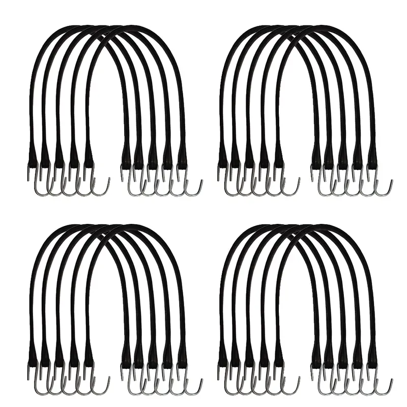 20 Heavy Duty Tarp Tie Down 21" Bungee Straps for Cargo Truck Trailer Flatbeds
