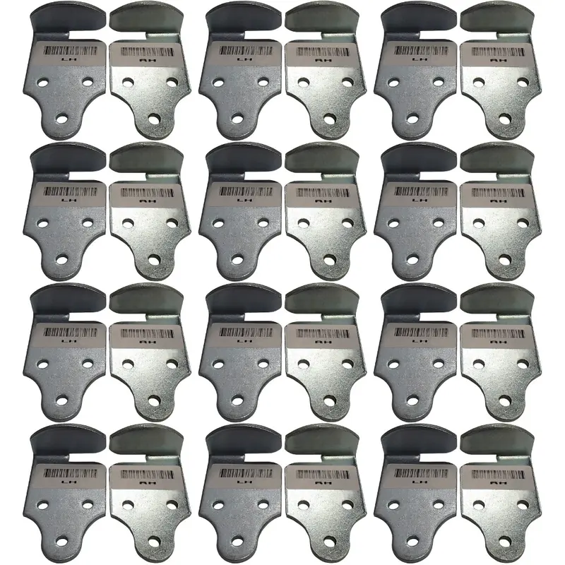 24 Pc Utility Trailer Wood Sides Latch Rack Stake Body Gates Corner Brackets Set