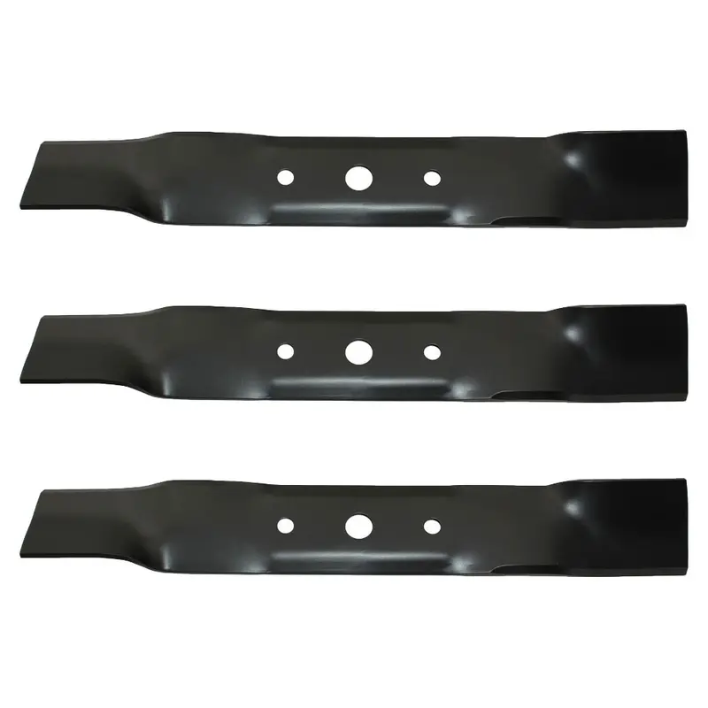 (3) 10634 Mulching Blades Compatible With 48" Fits John Deere GX20250, GY20568