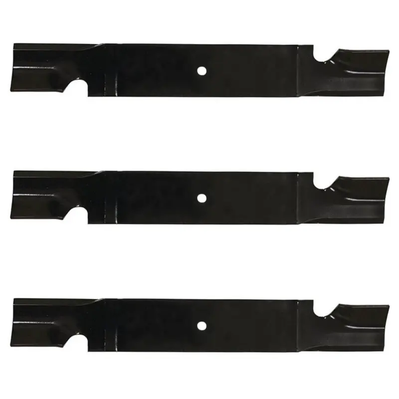 3 Pack 320-702 Heavy Duty Notched High Lift Blade Fits Grasshopper 320246