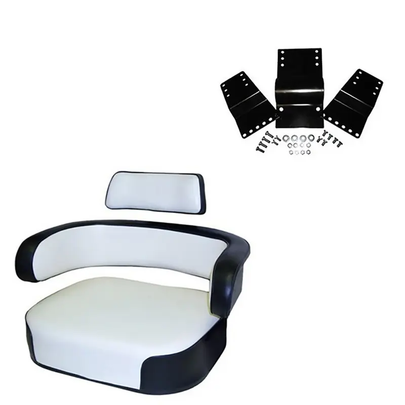 3-pc Seat Cushion Set with Hardware Kit Fits Case/International Harvester