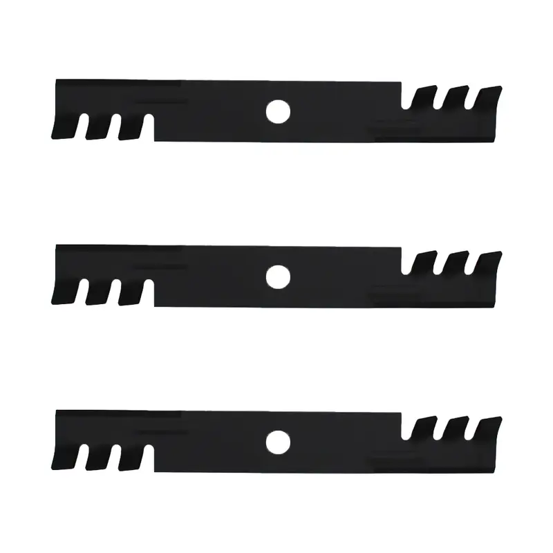 3 Pk Toothed Mulching Blades 355-275 Fits Toro Titan Z5200 ZTR Zero Turn 103-6397
