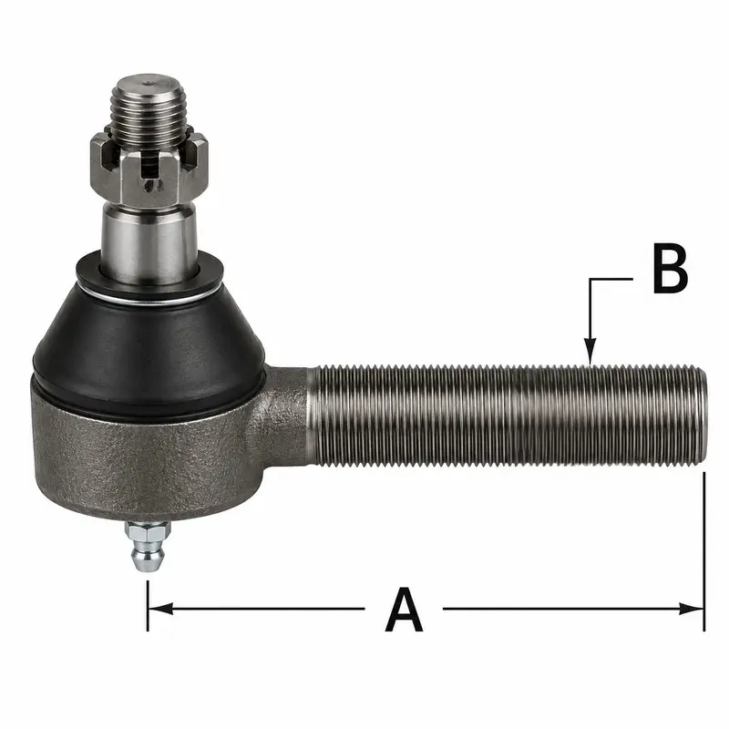 3427685M3 Tie Rod Fits Massey Ferguson Tractor 360 1.5 RH Thread