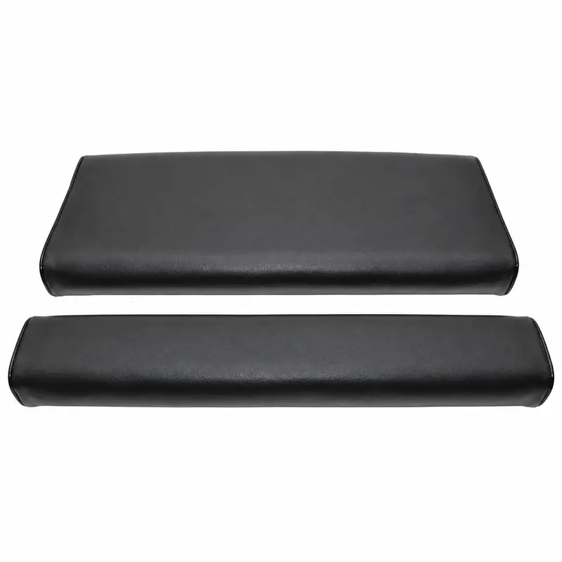 3K-4403 Pair of Black Vinyl Armrest Cushions Fits Caterpillar 955H Loader