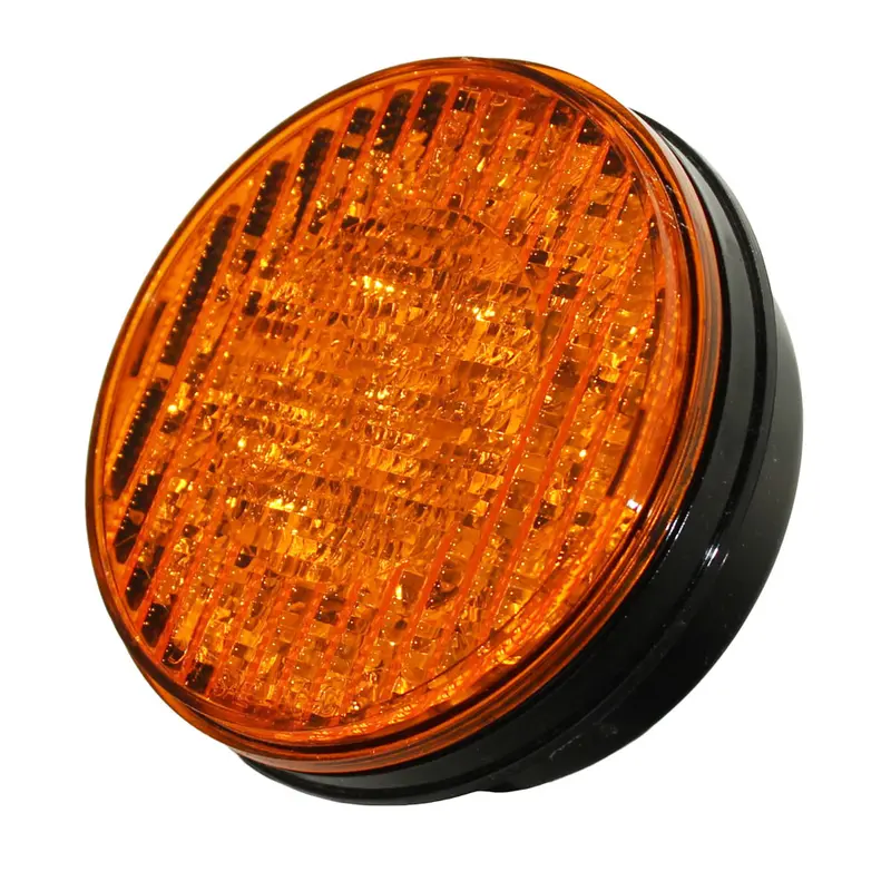 4" Round Amber LED Light Fits Massey Ferguson Replaces 1-019-01-181