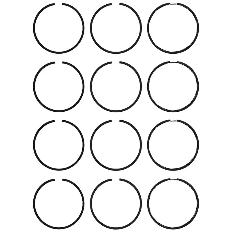 (4) Standard Piston Ring Sets Fits Ford/New Holland Replaces 73402240