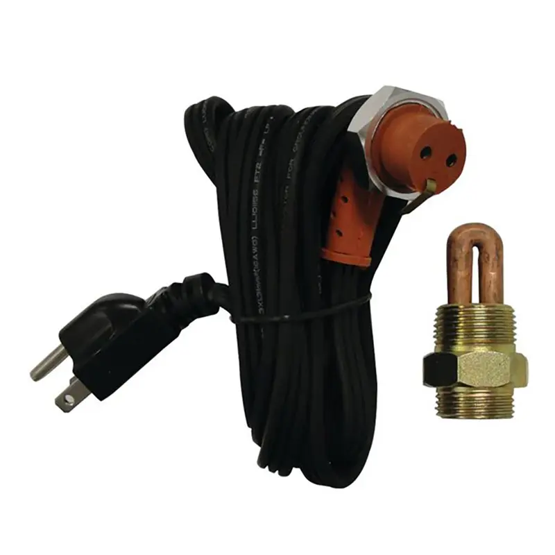 400 Watt Engine Block Heater Frost Plug 3/4" NPT Fits Several Model Tractors