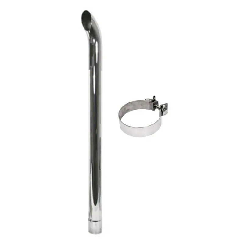 48" Long Chrome Exhaust Stack 3" Slotted  Fits John Deere PM89051C
