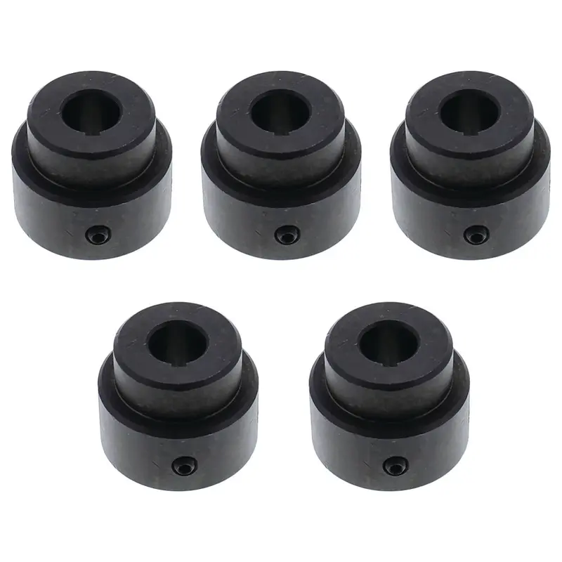 5 of 1/2" Round Bore Weld on Hub For V Series (1-1/8" Diameter w/ 1/8" Keyway)