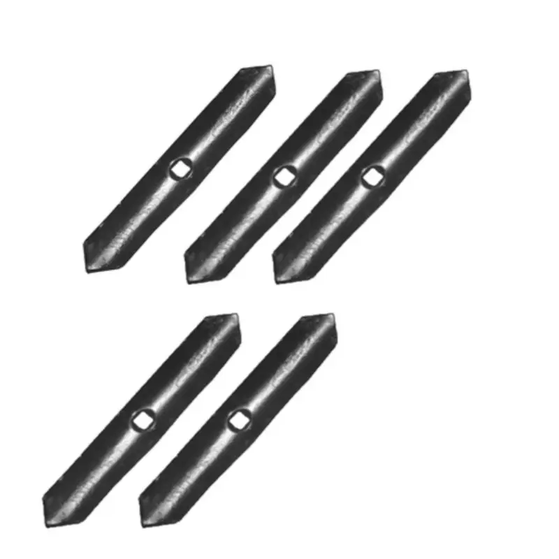 (5) Reversible Danish S-Tine Cultivator Points, 1-3/8" x 8" x 6mm, 3/8" Hole