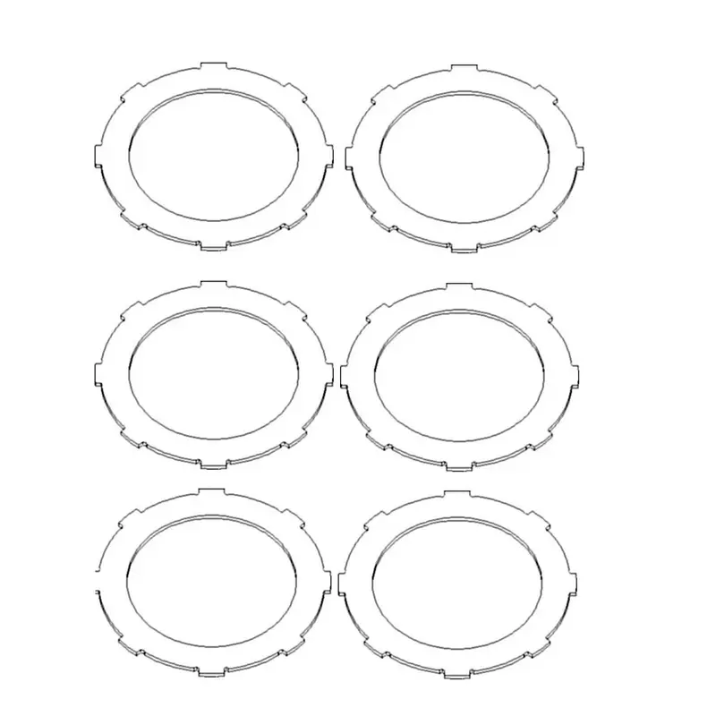 (6) Six 1285974C1 Clutch Separator Plates For Case/IH Tractor Combine Cotton Pickers