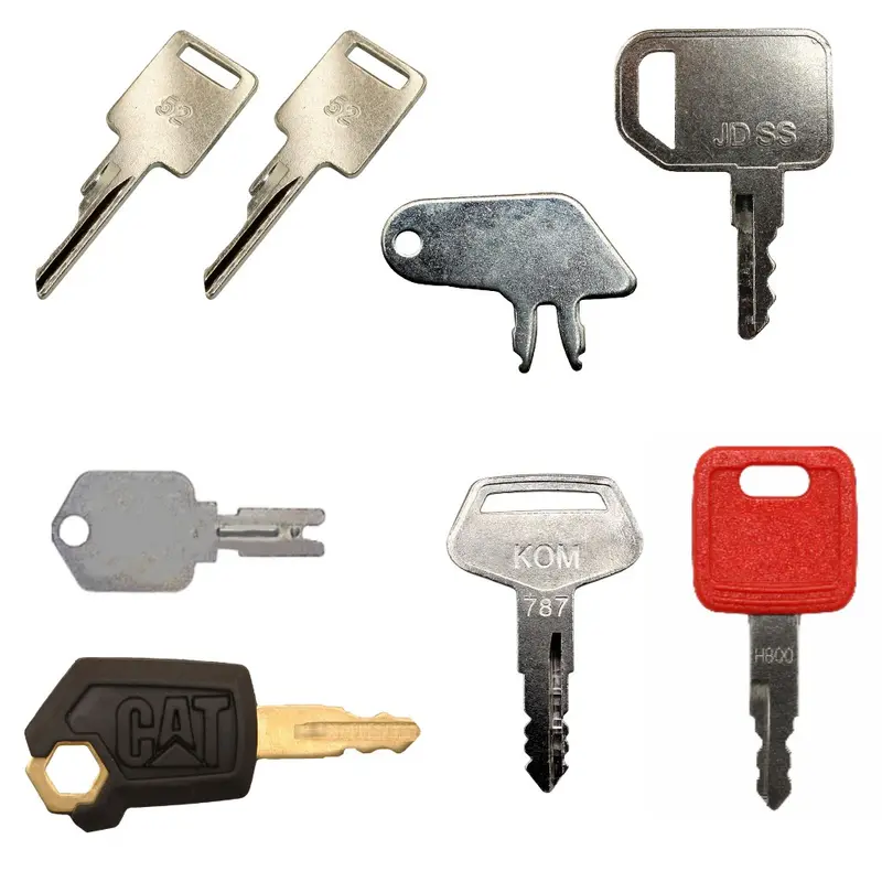 6693241 8 Pc. Heavy Equipment / Construction Key Set Fits Bobcat