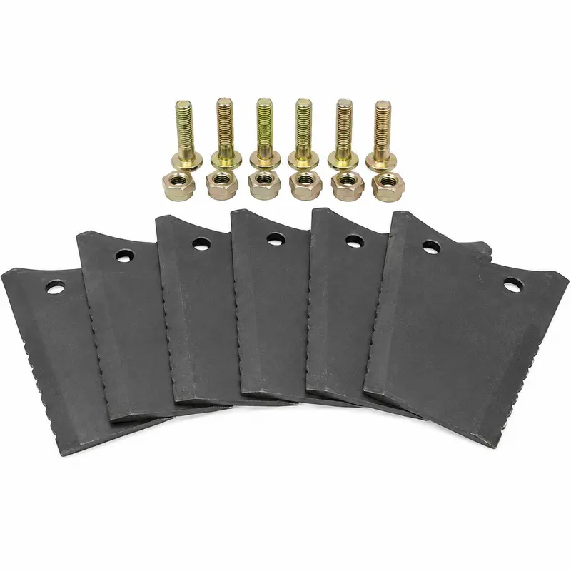 84141246 Set of (6) Straw Chopper Blades Fits Case-IH Combine Model(s)