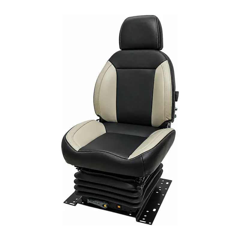 87451469-E Vinyl Economy Seat with Headrest Fits Case Dozer 650L 750L 850L