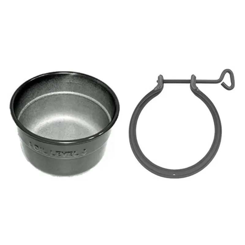 Air Cleaner Oil Cup & Clamp Fits Massey Ferguson Replaces 15203A