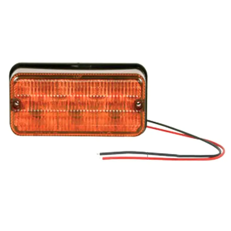 Amber LED Flasher Tail Light Lamp Fits Caterpillar Replaces 107324C91