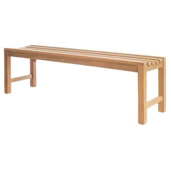 ARB Teak BEN340 Curved 59 in. Teak Shower Bench