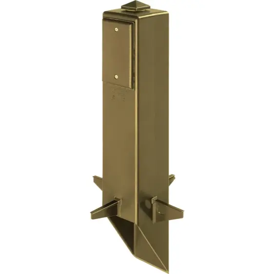 Arlington GP19BR Gard-N-Post 19.5 in. Outdoor Fixture and GFCI Post, Bronze