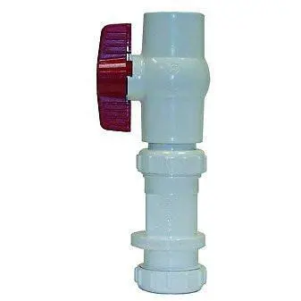 AY McDonald 203-257 Legend S-670 1-1/2 in. PVC Union Check/Ball Combo Valve