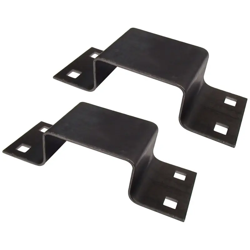 B-2373G Pair of Steel Stake Pocket Bolt-On Brackets for Utility Trailers Stake Bodies