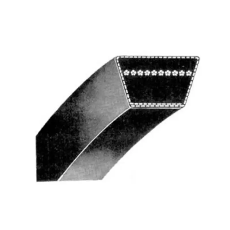 B165K Made With Aramid 5/8" x 168" Blue V-Belt (5/8" Top Width, 13/32" Deep)