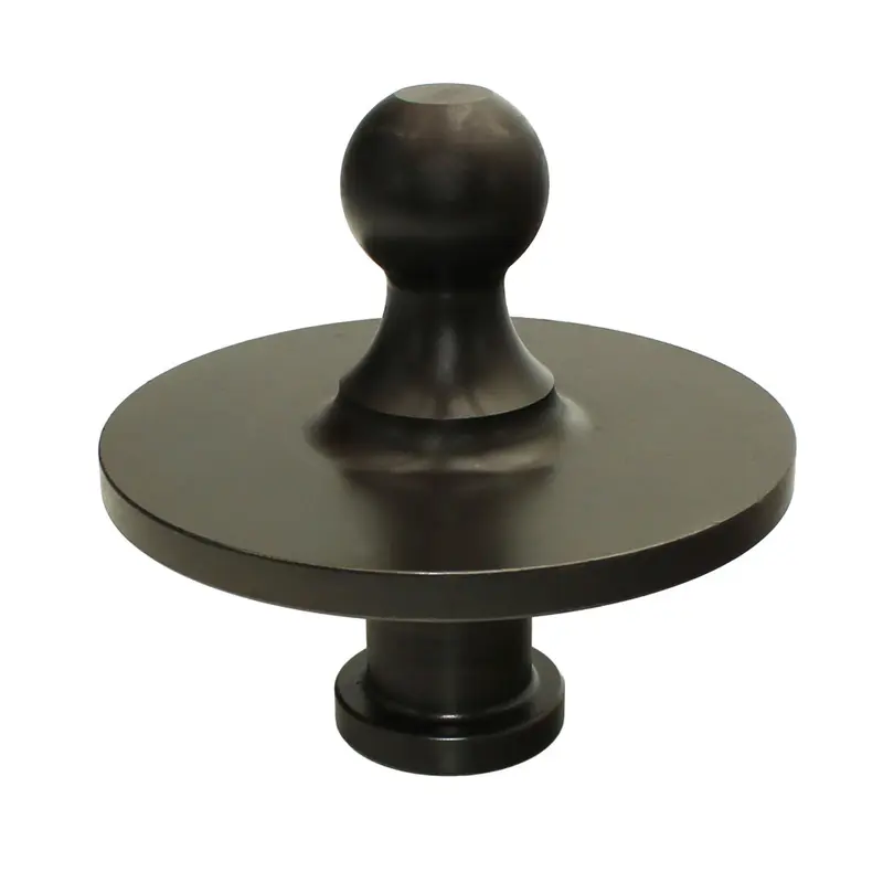 Black Gooseneck Ball Adapter for Trailer Used on 5th Wheel Hitch 2-5/16" Ball