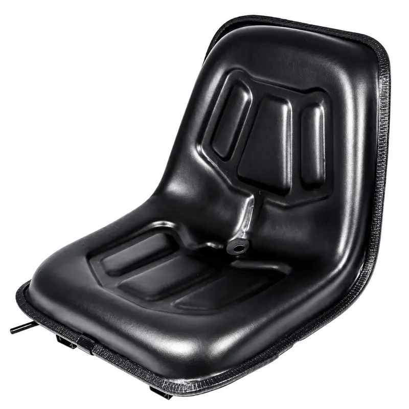 Black Seat with Slide Tracks Fits John Deere Replaces 3106006M91-1