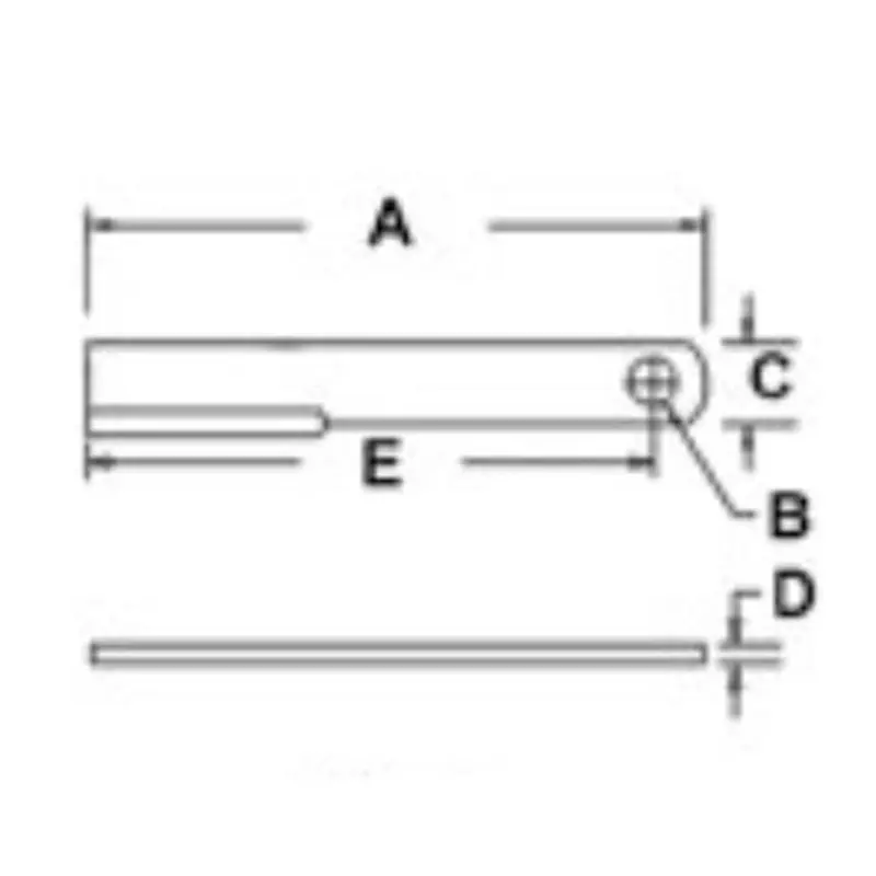 Blade 7557BH fits Bush Hog 1207 1220 1257 1257R2 1287 1307