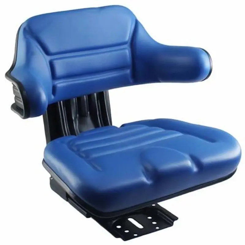 Blue Wrap-Around Seat w/ Mechanical Suspension Fits New Holland
