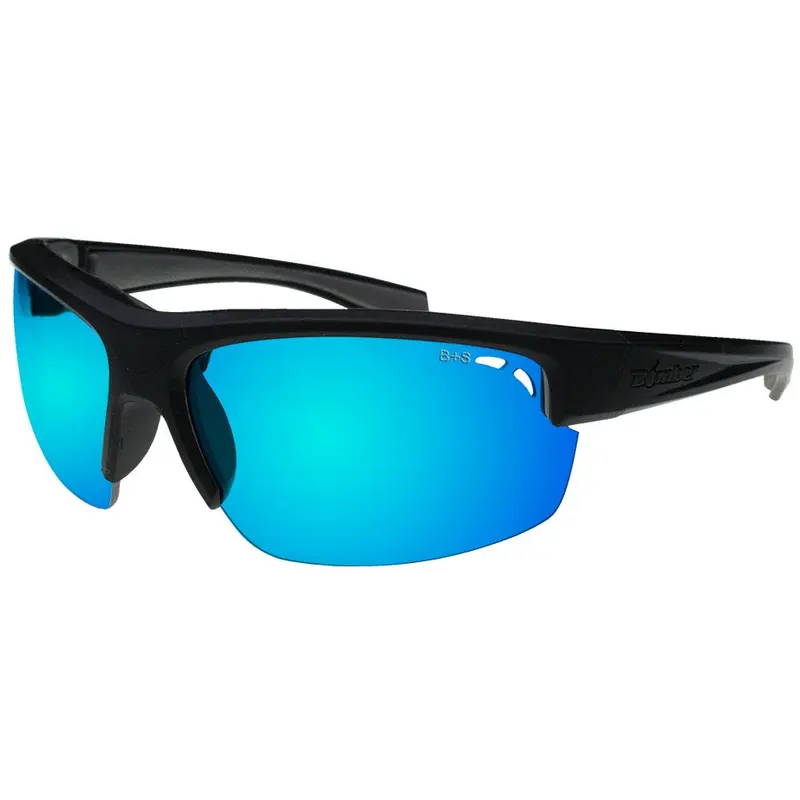 Bomber - RG111ICE - REGGIE-BOMB MATTE BLK FRM / ICE BLUE POLARIZED LENS / GRAY FOAM