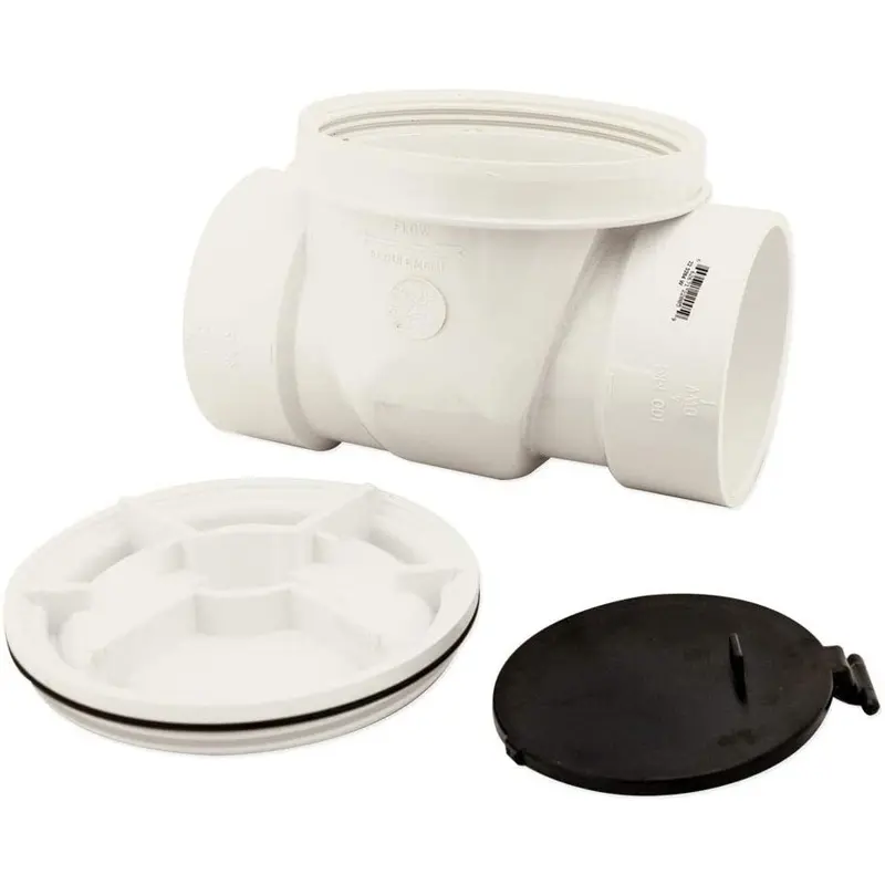 Canplas 223284W 4 in. PVC DWV Backwater Valve