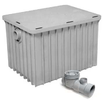 Canplas Endura 3950A04 50 GPM Grease Interceptor, 4 in.