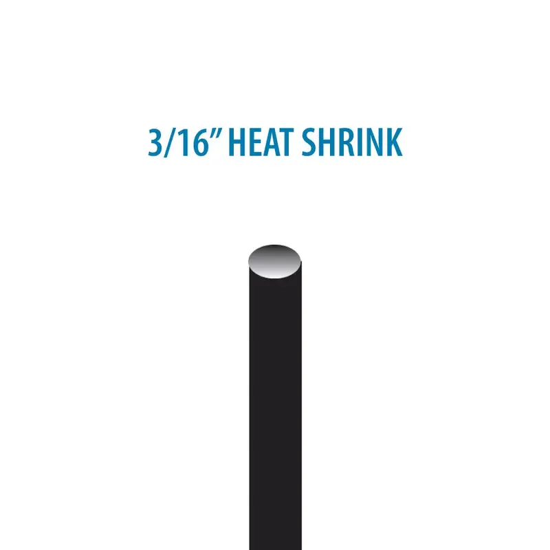 CAST Lighting 3/16" ID Supplied Bulk Black Heat Shrink with Internal Sealant