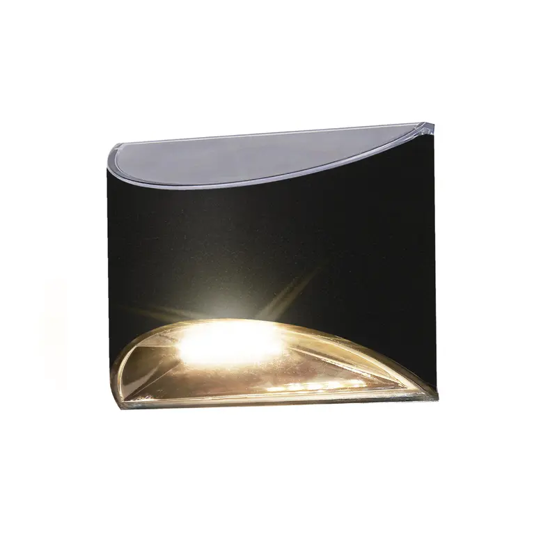 Classy Caps DLS900B Black Stainless Steel Solar Deck & Wall Light