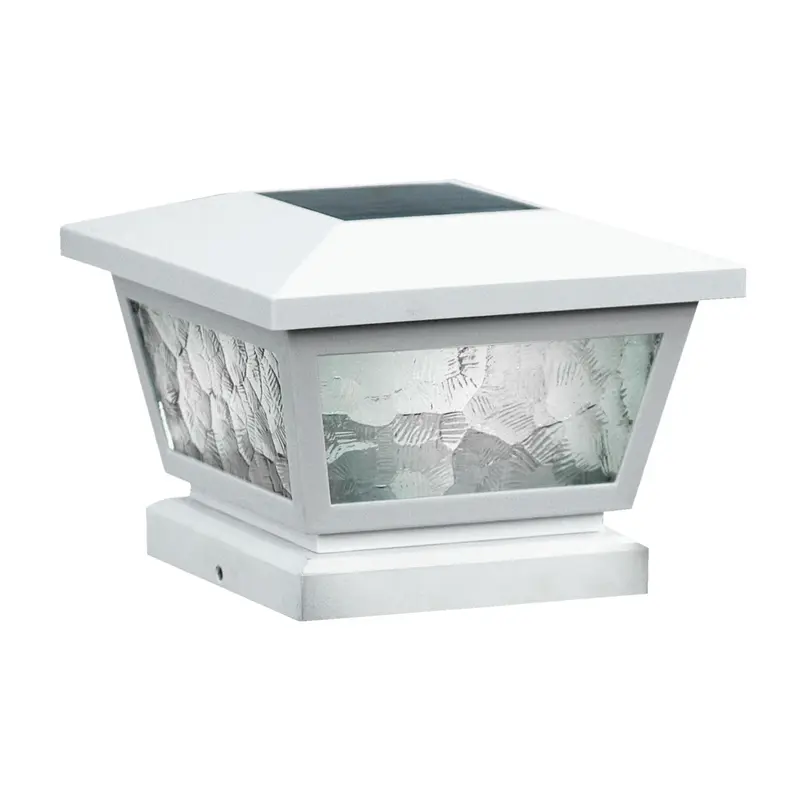 Classy Caps FS100W White Fairmont Solar Post Cap