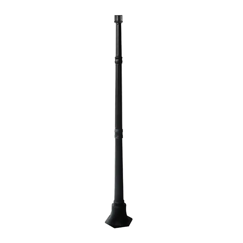Classy Caps LPB59 Black Aluminum Lamp Post Base