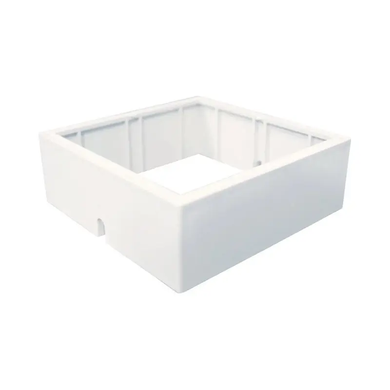 Classy Caps PCA433 3.5 in. x 3.5 in. White PVC Adapter