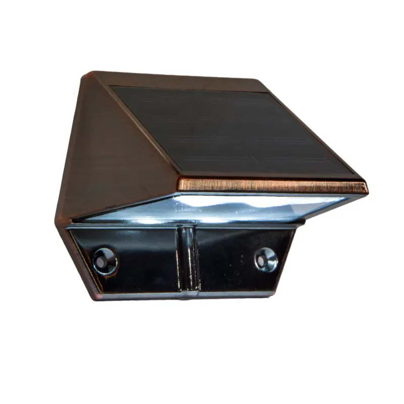 Classy Caps SL177 Copper Plated Solar Deck & Wall Light
