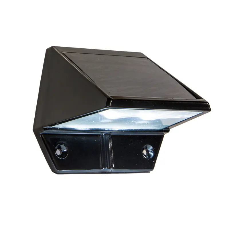 Classy Caps SL178 Black Aluminum Solar Deck & Wall Light