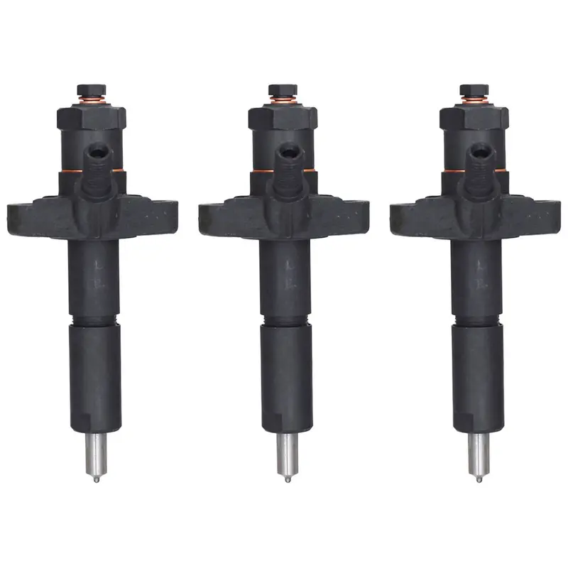 D9NN9F593DA Set of Three 3 Fuel Injectors Fits Ford New Holland Diesel Tractor