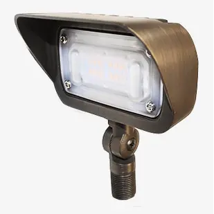 Dauer 489941 Biltmore Brass Mini Flood Light, 7W, 3000K
